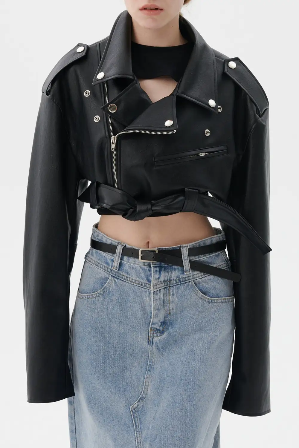 Cropped Rider Jacket