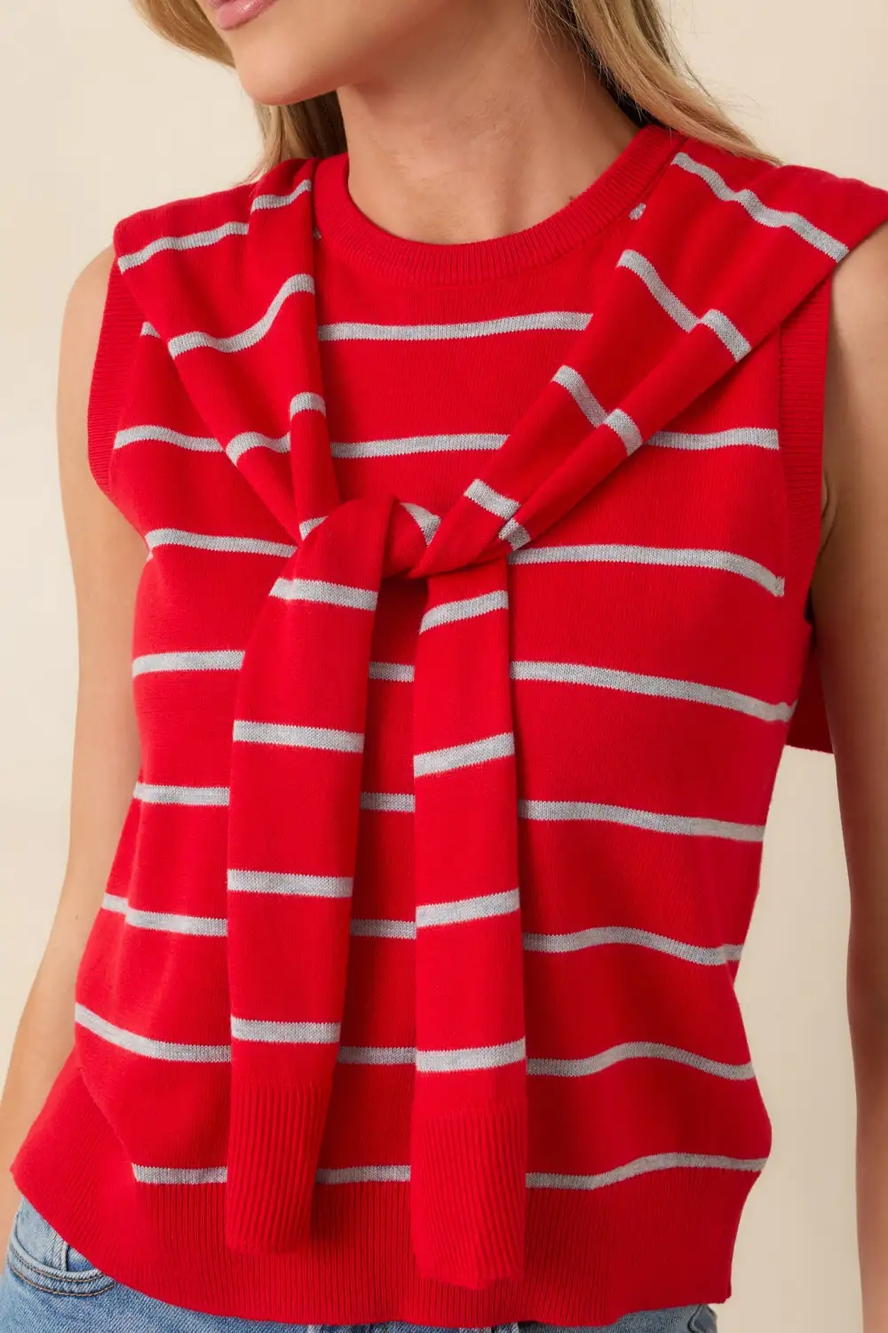 Striped The Knit Sweater
