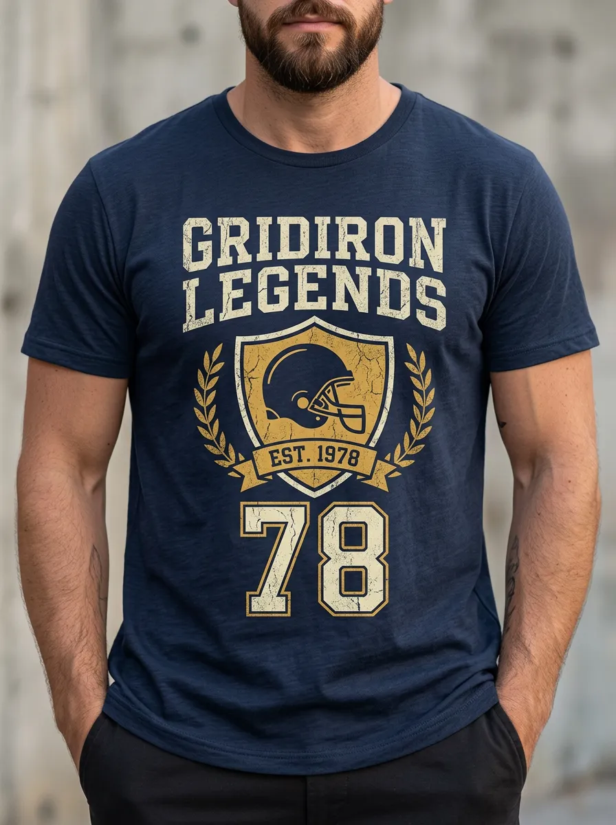 Men's Stadium Gridiron Helmet T-Shirt