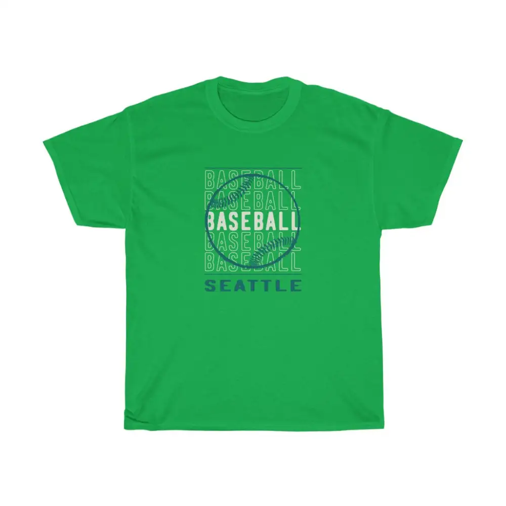 Baseball Seattle with Baseball Graphic T-Shirt