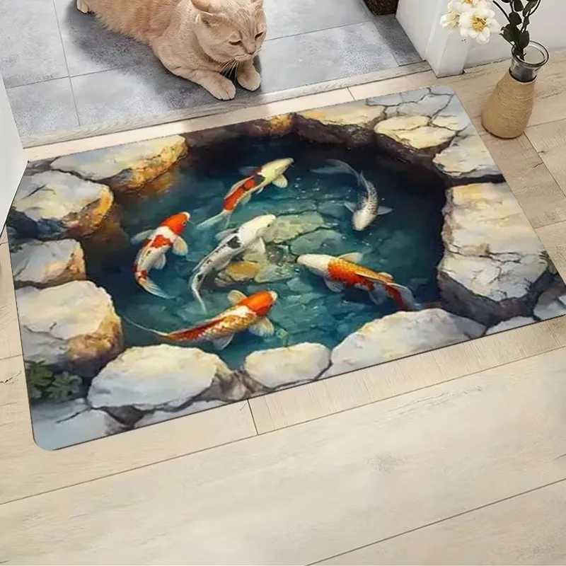 Koi Fish 3D Entry Mat