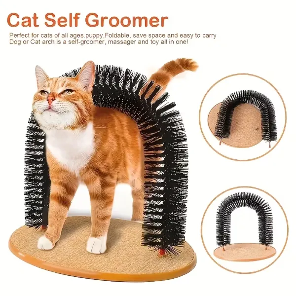Multi-Functional Cat Groomer Brush Tool