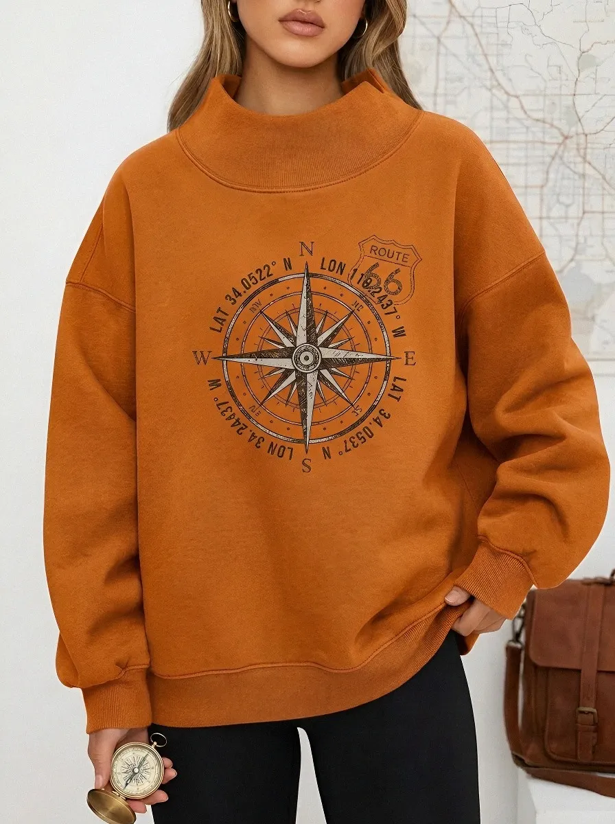 Travel Adventure Route Sweatshirt