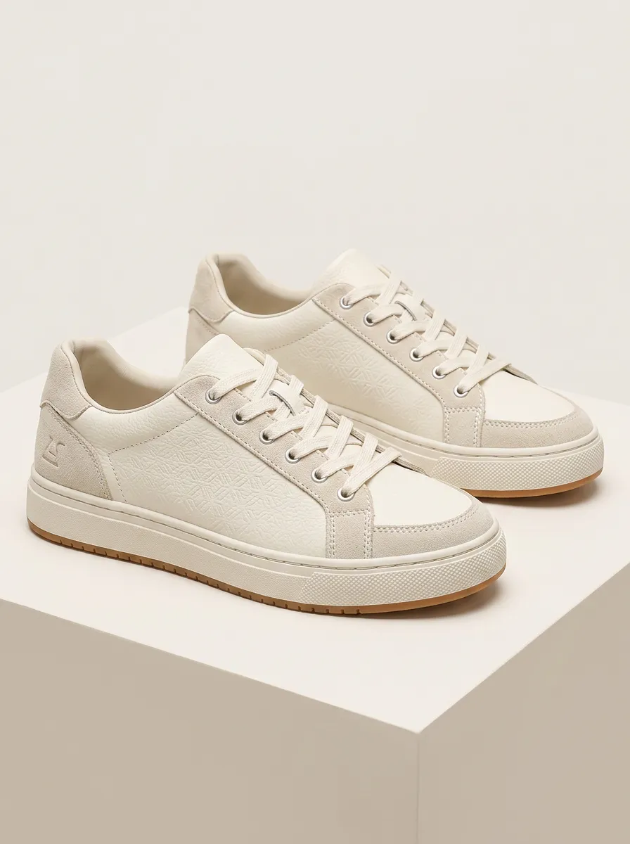 Men's Minimalist Geometric Pattern Patterned Casual Skate Shoes