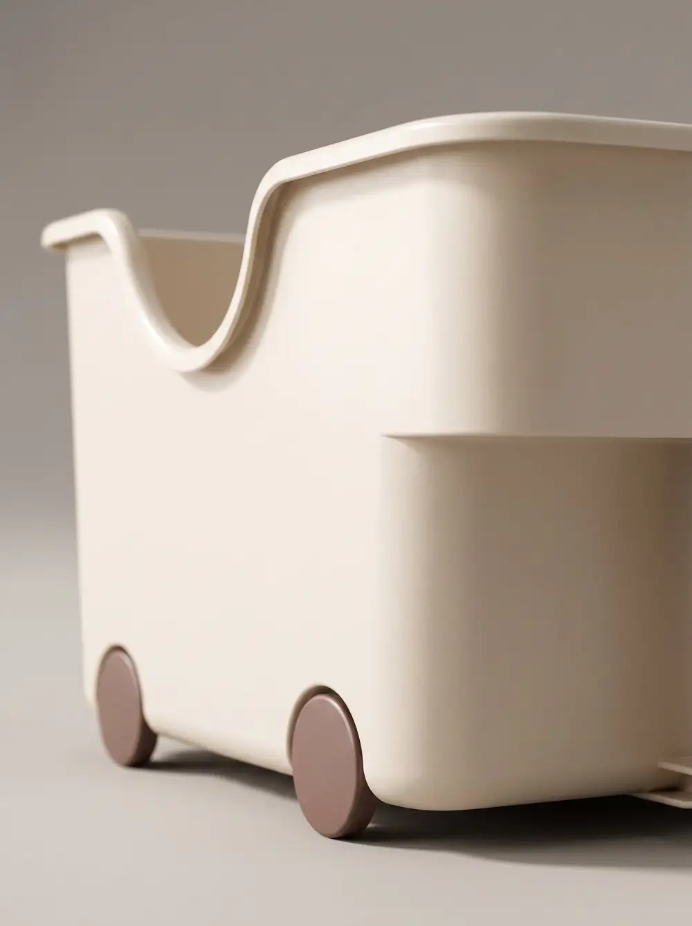Multipurpose Basket With Wheels Long Type