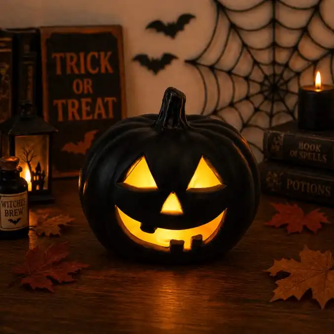 Mini LED Pumpkin Table Ornament