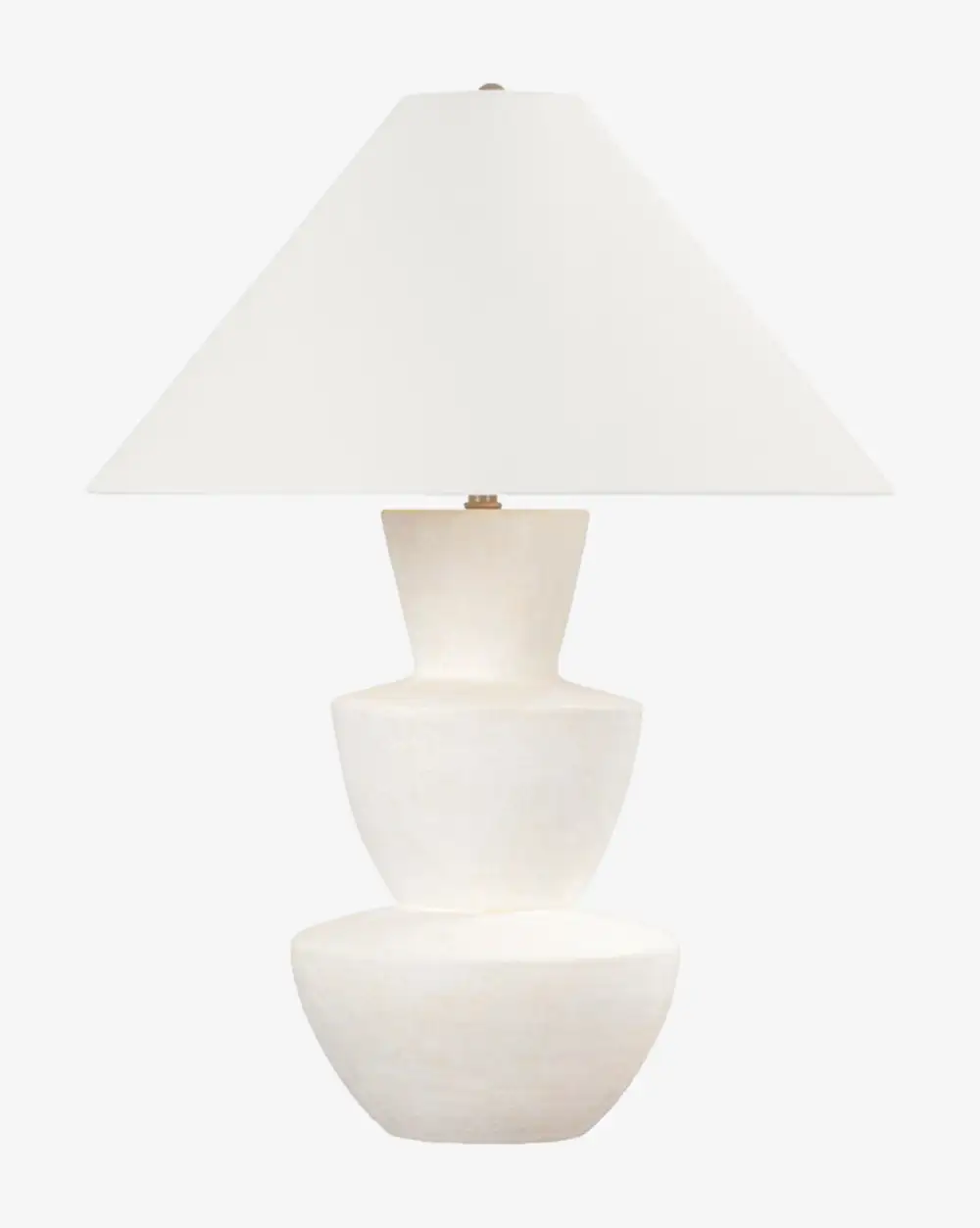 Sculptural-Form Ceramic Table Lamp