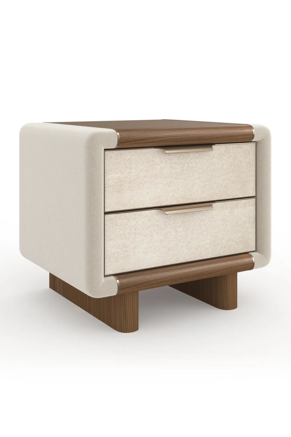 Suede Panel Nightstand