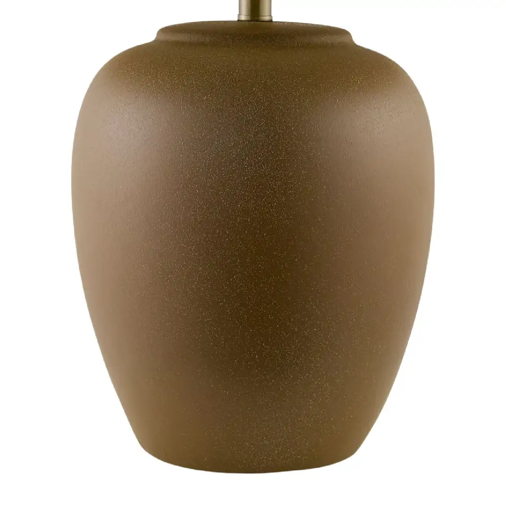Linen Shade Ceramic Table Lamp