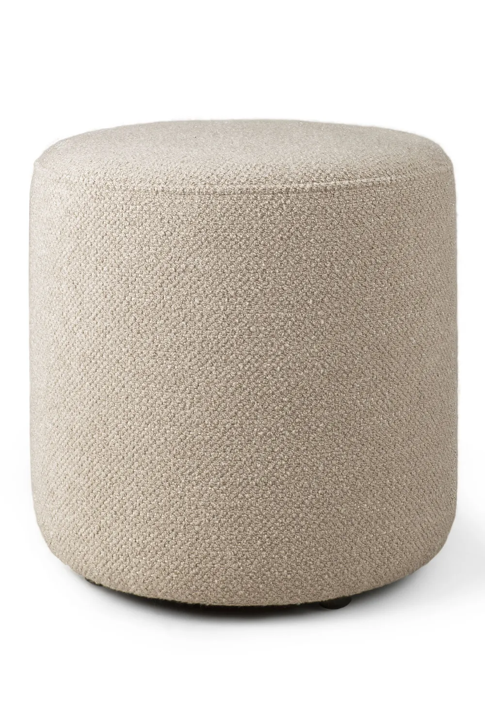 Round Fabric Pouf
