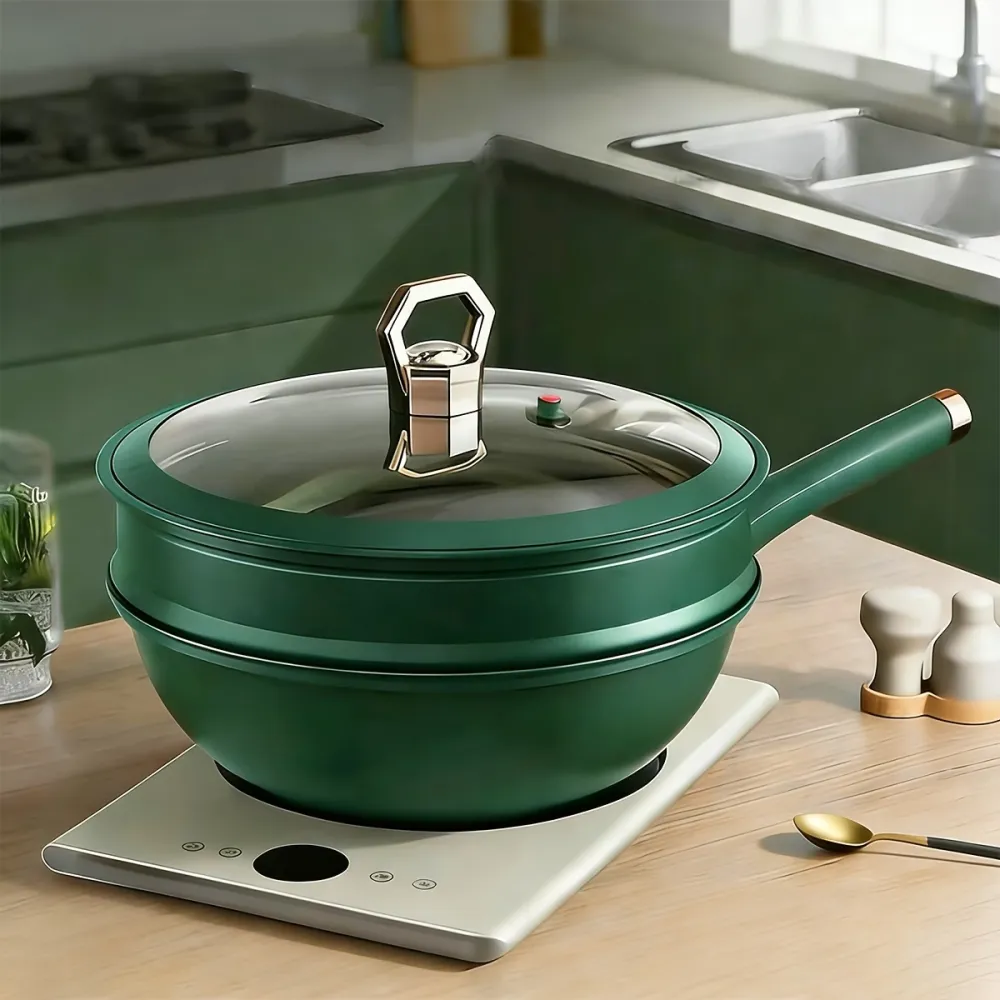 2-Tier Non-Stick Stew & Steam Pot