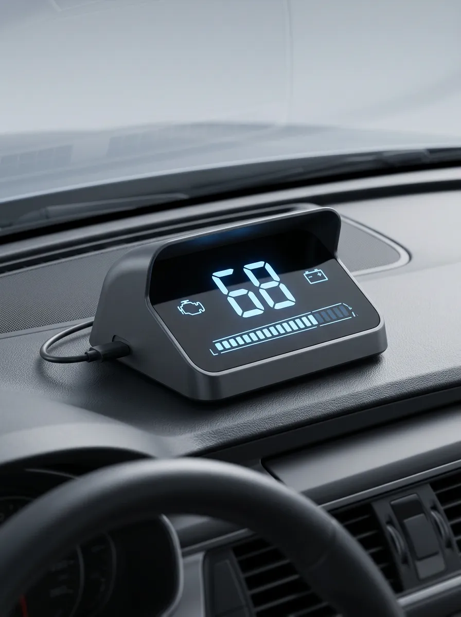 Minimal Dashboard Digital-Speedometer HUD Car HUD Display