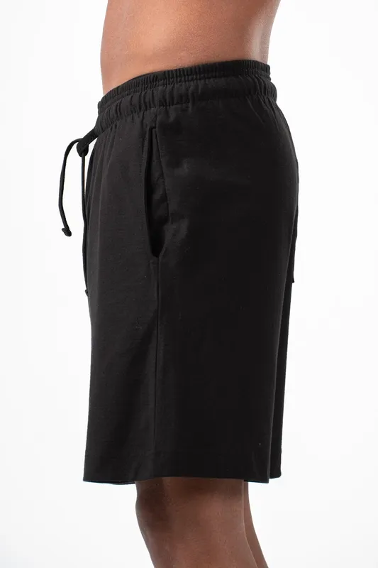 Black Everyday Relaxed Pull On Shorts