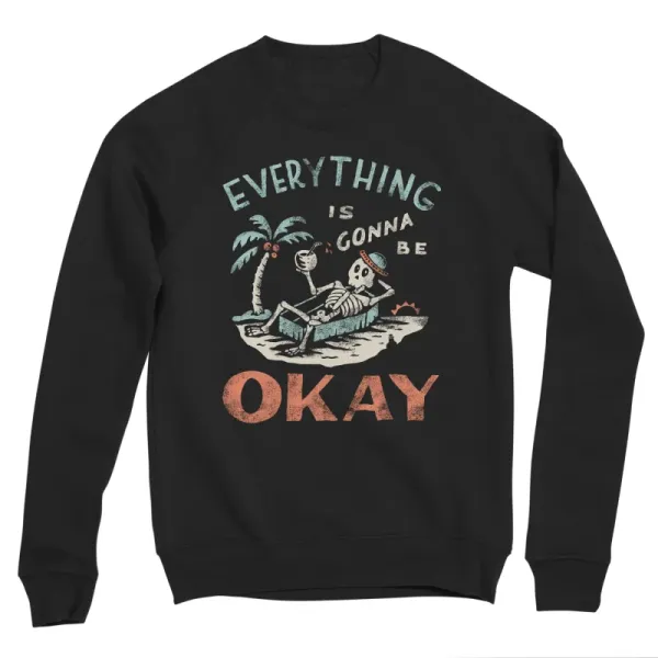 Vintage Inspired Skeleton Sweatshirt