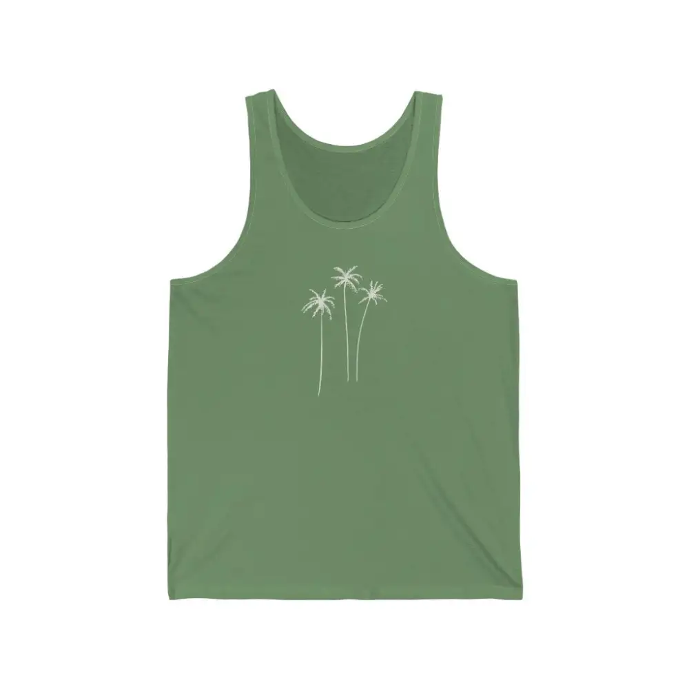 3 Palm Trees Designer Tank Top