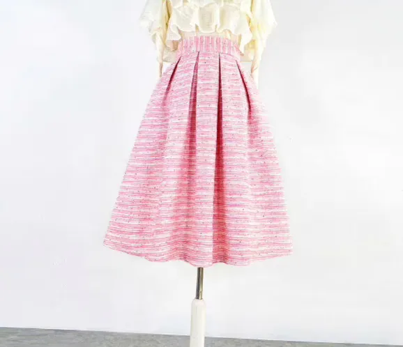 Refined Light High Waist Skirt