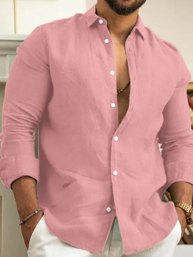 Men's Lightweight Linen Shirt