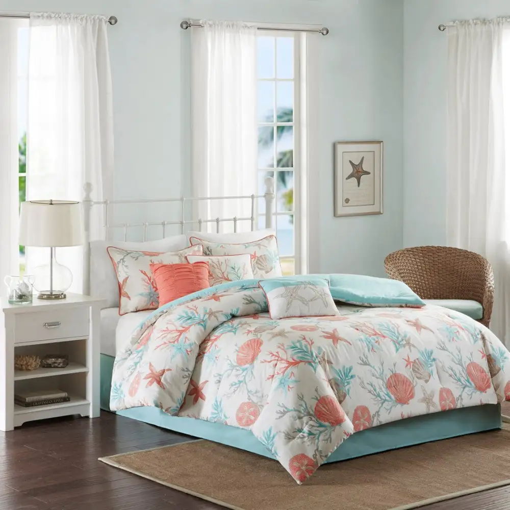 Cotton Sateen Comforter Bedding Set