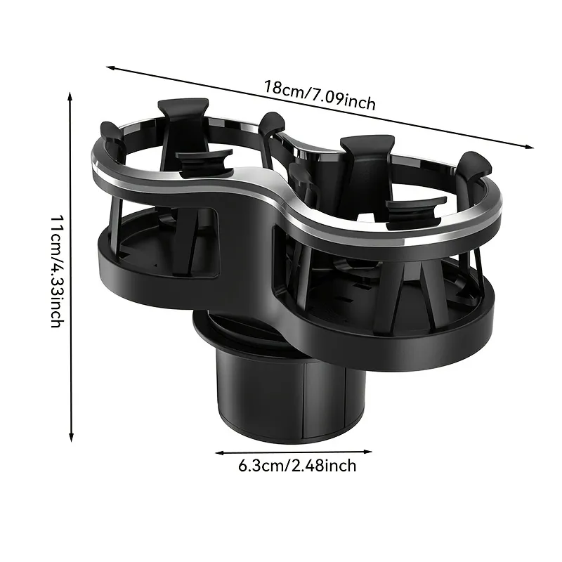 Dual Cup Car Drink Holder