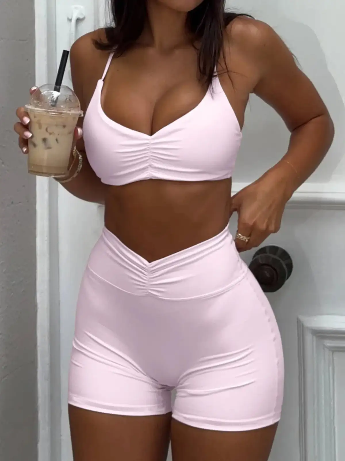 Refined High-Waist Active Sports Set