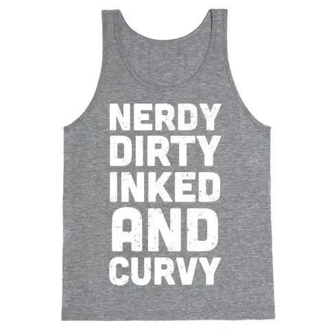 Curvy Ink Graphic Tank Top