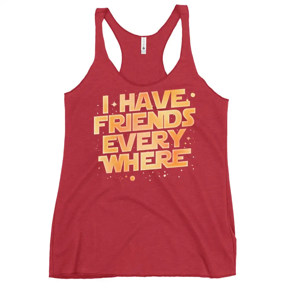 Friends Print Racerback Tank