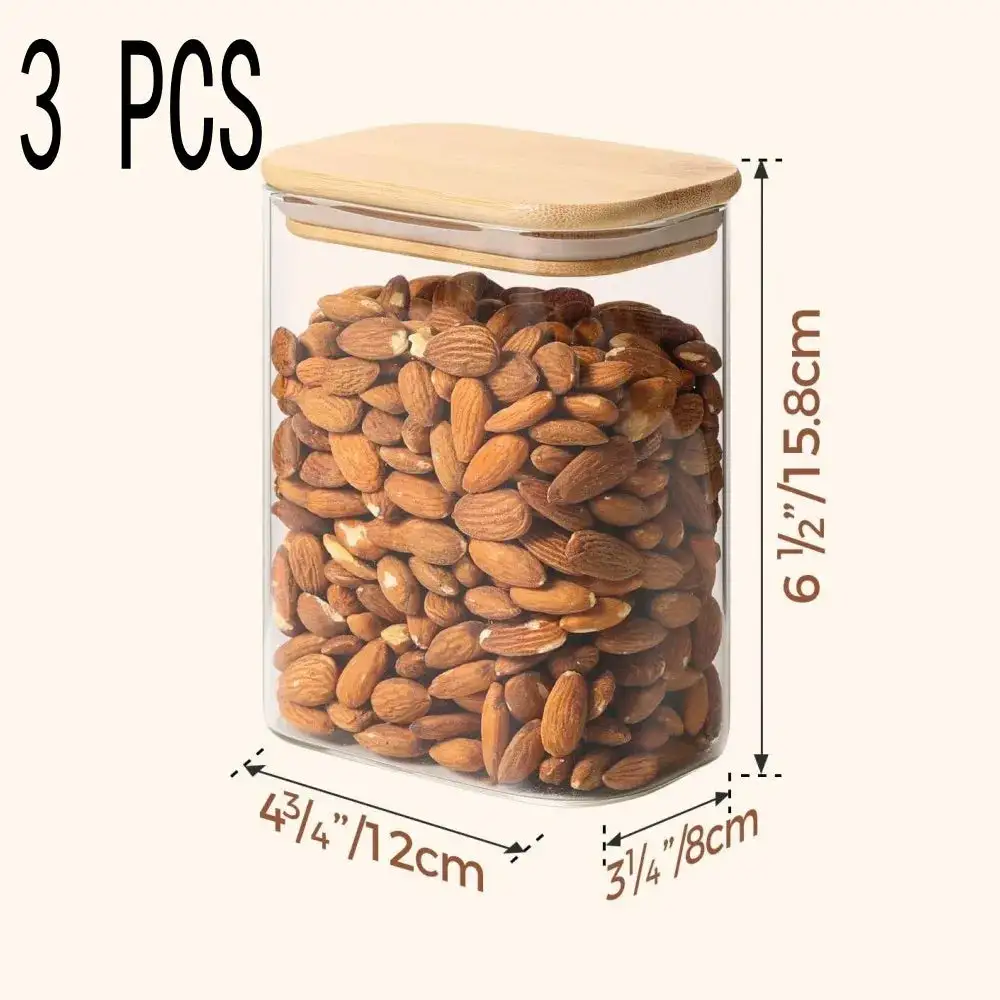 Checked Glass Double Kitchen Storage Organizer