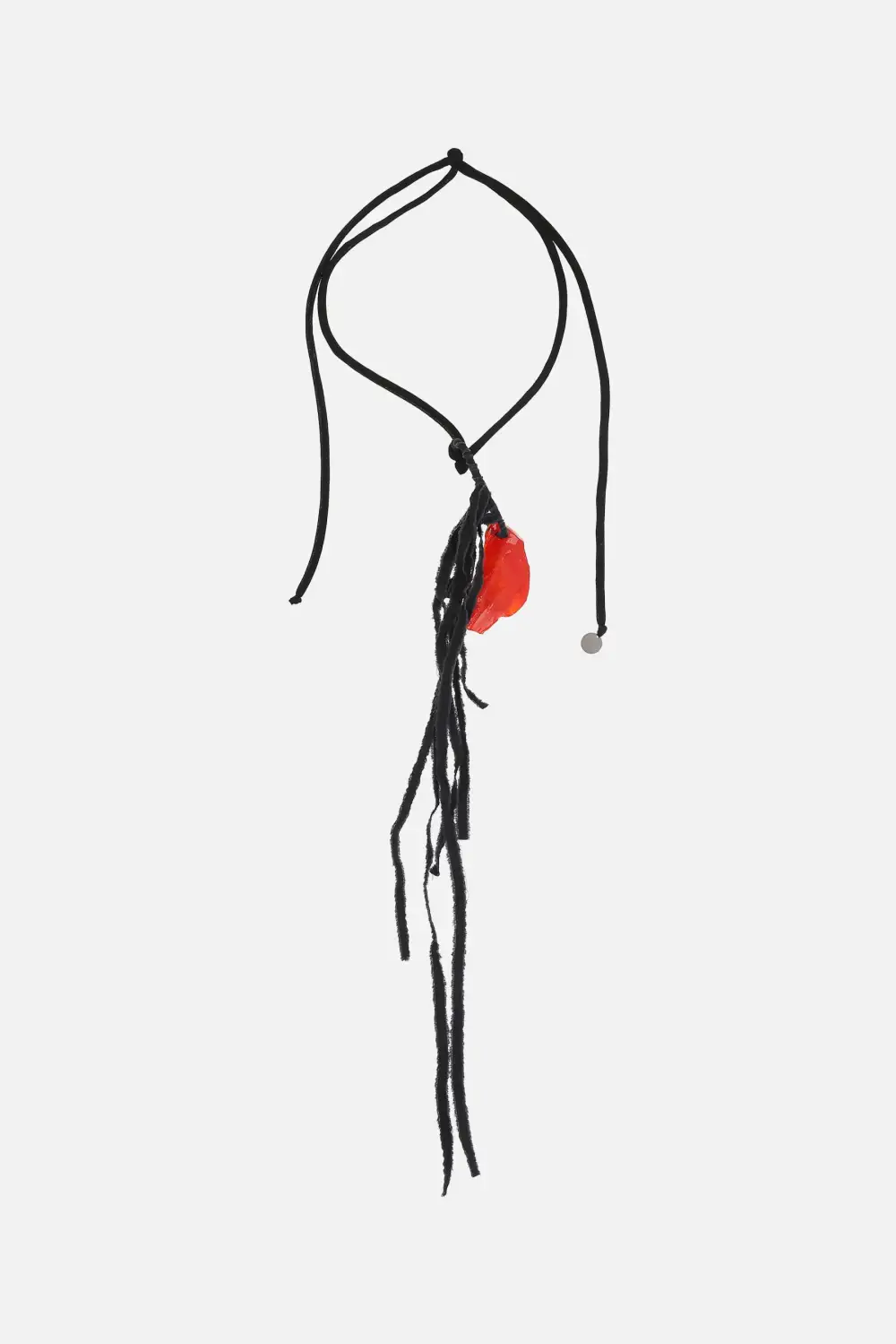 Refined Glass Detail Everyday Necklace
