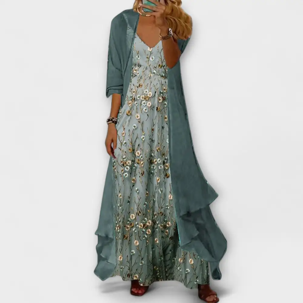 Floral Printed Maxi Dress