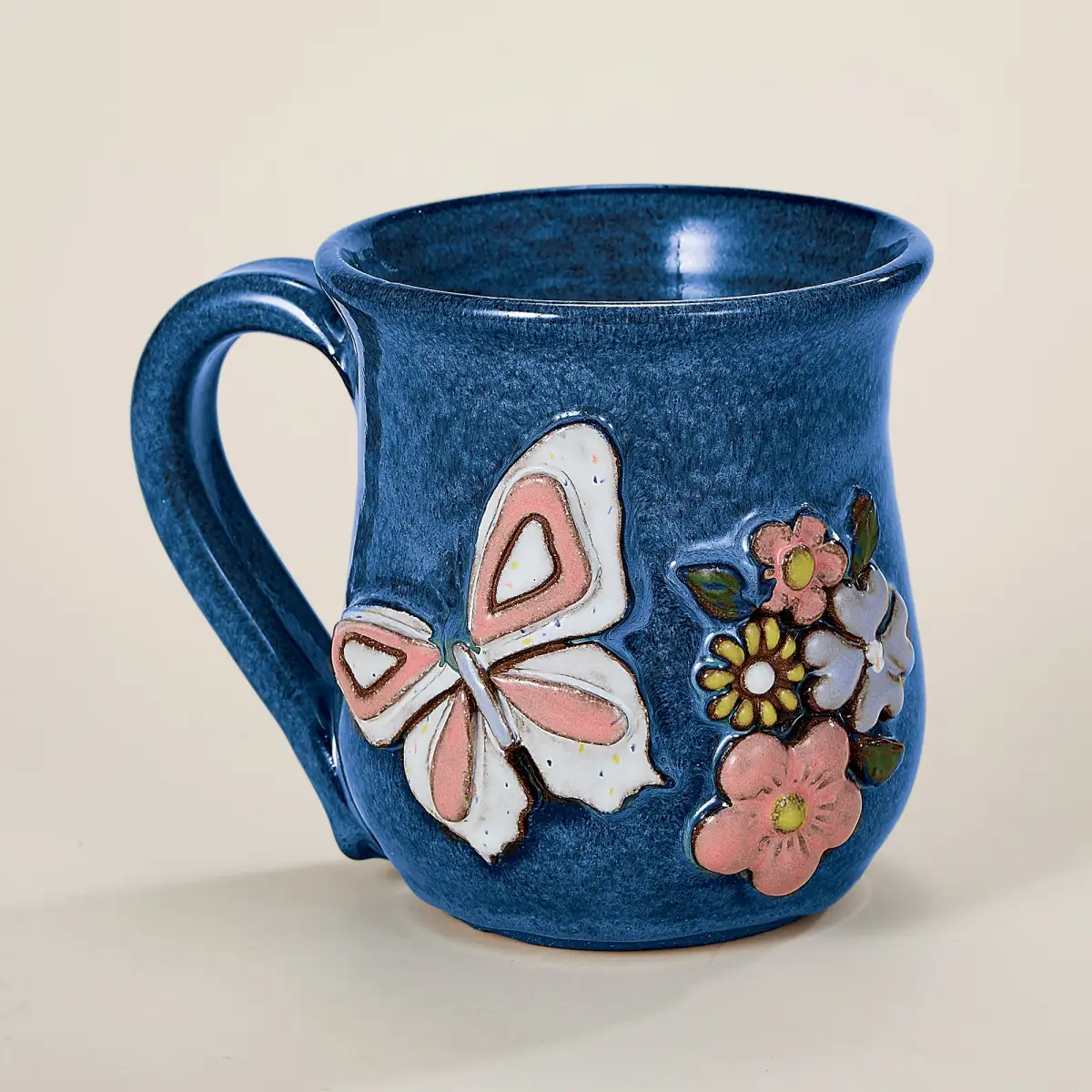 Classic Patterned Ceramic Everyday Drinking Mug