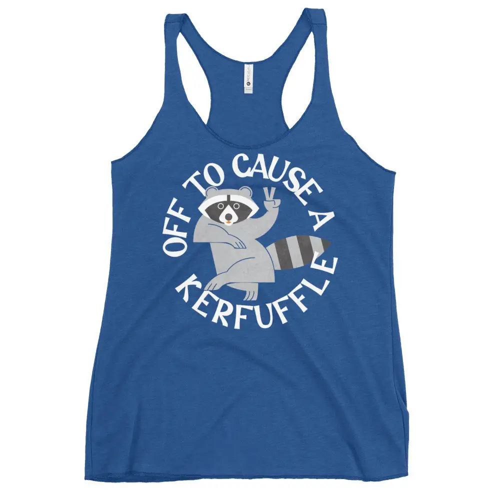 Playful Print Racerback Tank