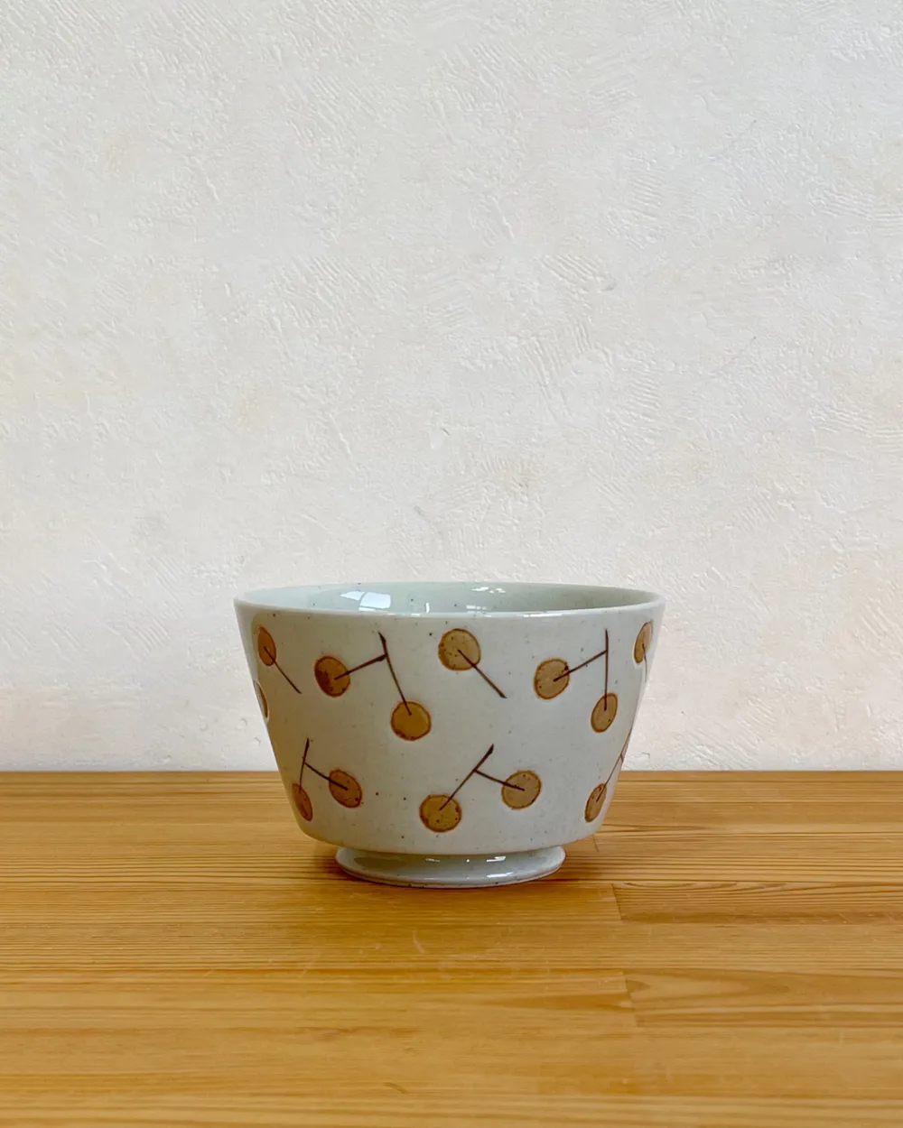 Hand Painted Cherry Rice Bowl