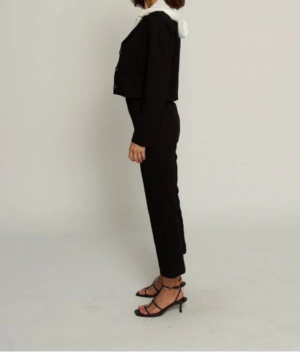Cropped Fitted Jacket