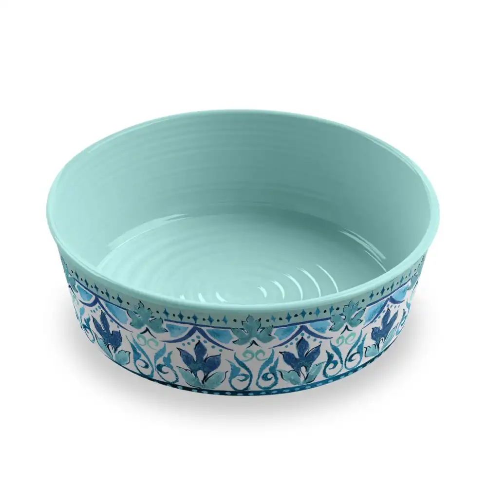 Tile Pattern Pet Bowl