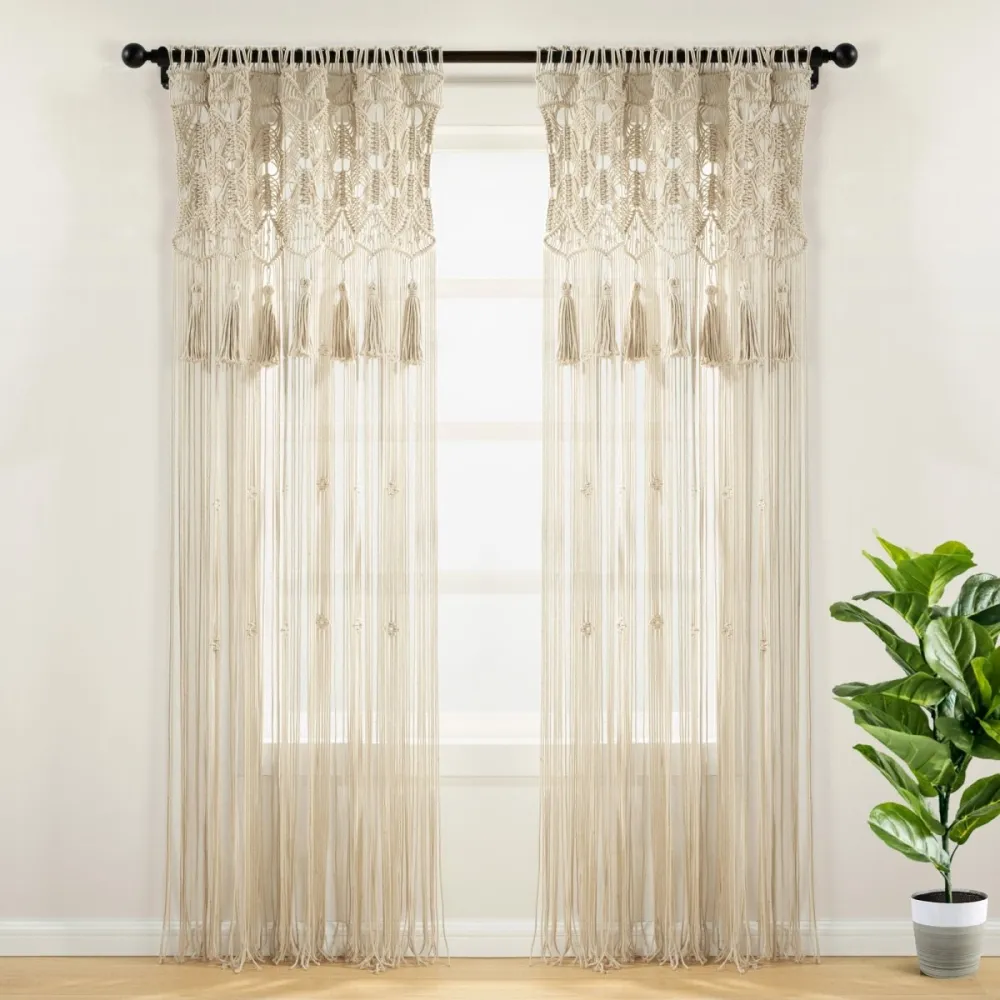 Interior Decorative Window Curtain Panel Accent