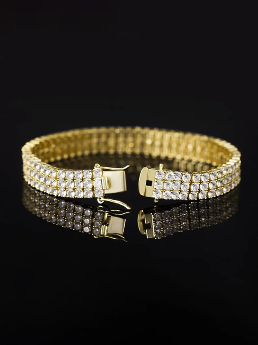 Iris Rhinestone Tennis Bracelet
