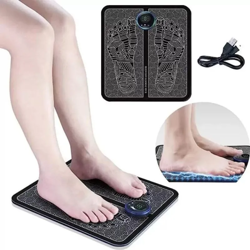 ELECTRIC WAVES FOOT MASSAGER Therapy Mate for Legs,Foot Massager,Portable Wireless Rechargeable Foot Pain Relief Massage Massager  (Multicolor)
