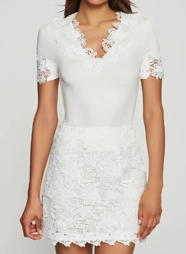 3D Lace Combo Top