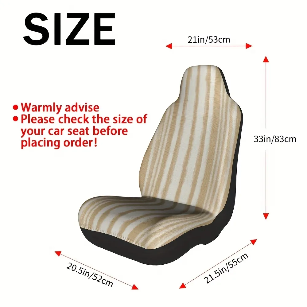 2-Piece Stripe Seat Covers