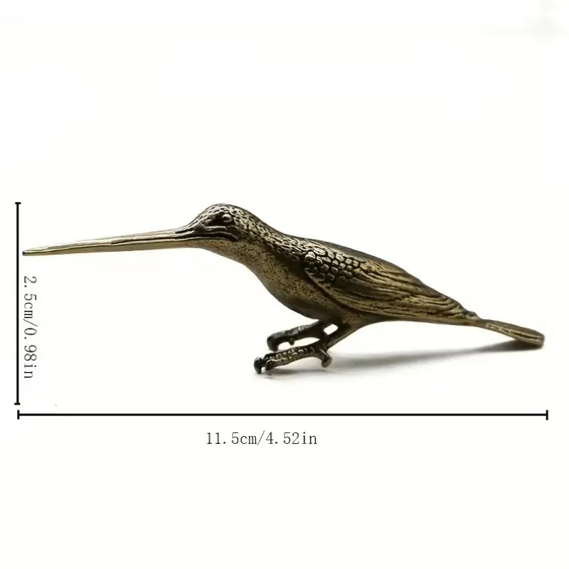 Metal Bird Figurine Ornament