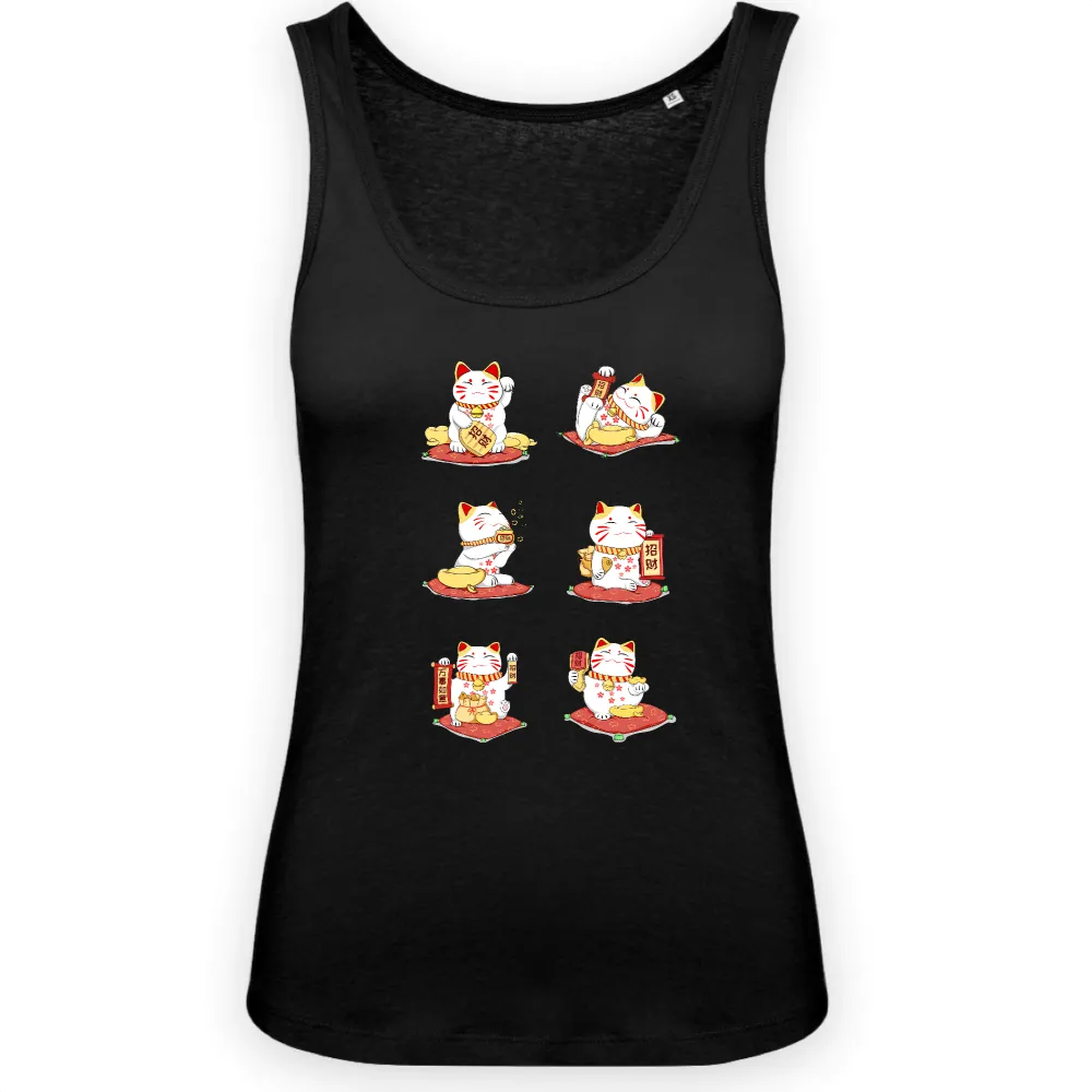 Ink Style Cat Tank