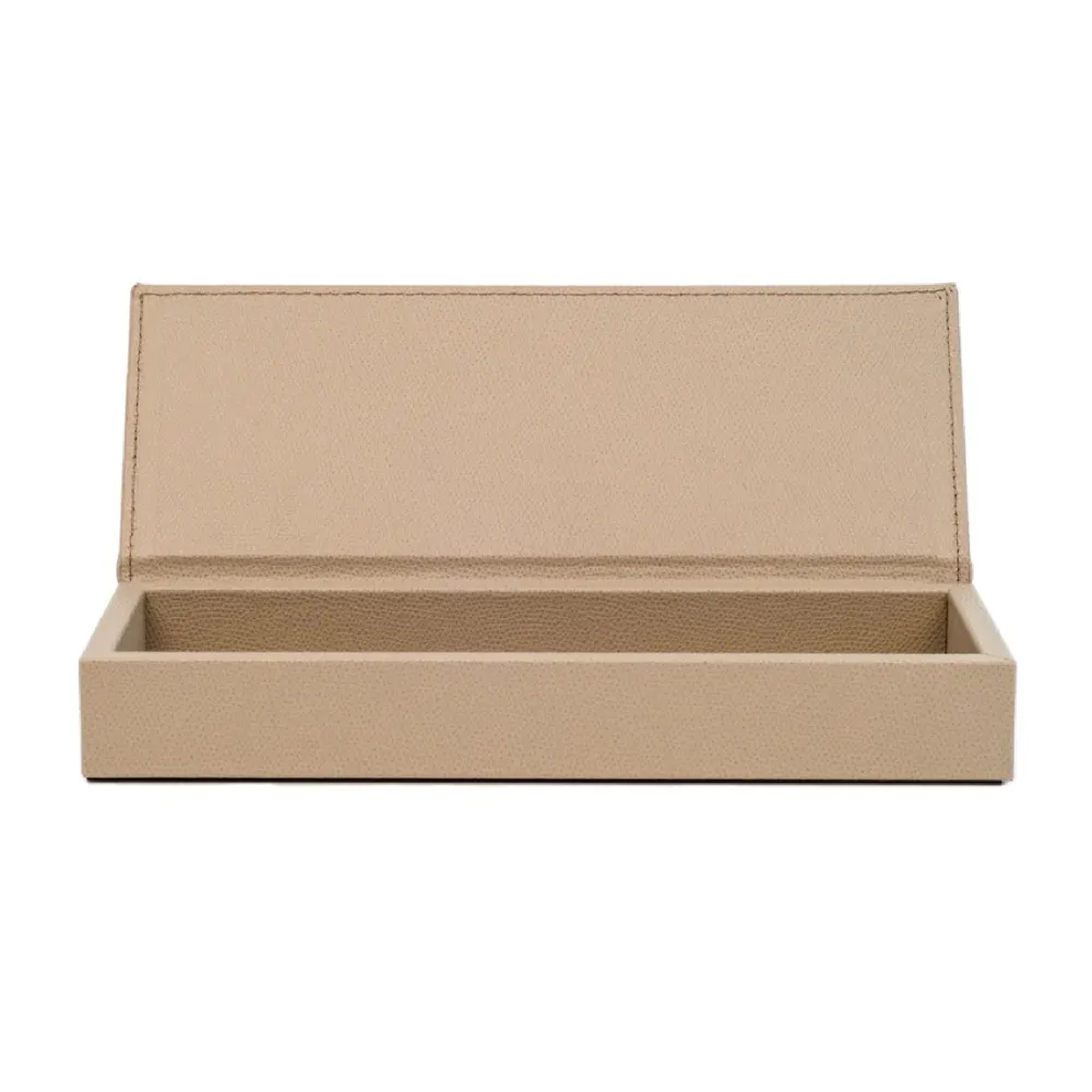 Leather Lidded Pencil Box