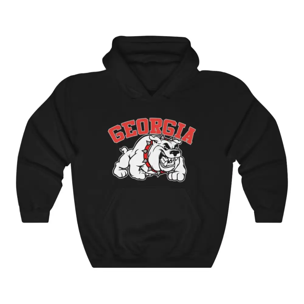 Bulldog Graphic Pullover Hoodie