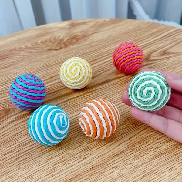 3 Pack Rope Ball Pet Toy