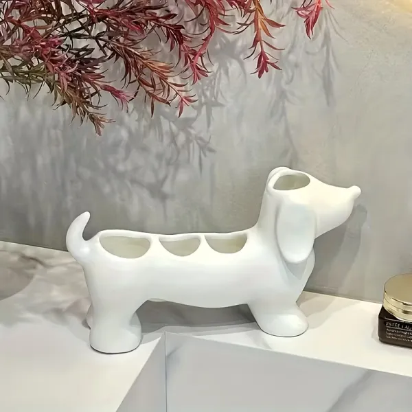 Dog Shaped Toothbrush Stand