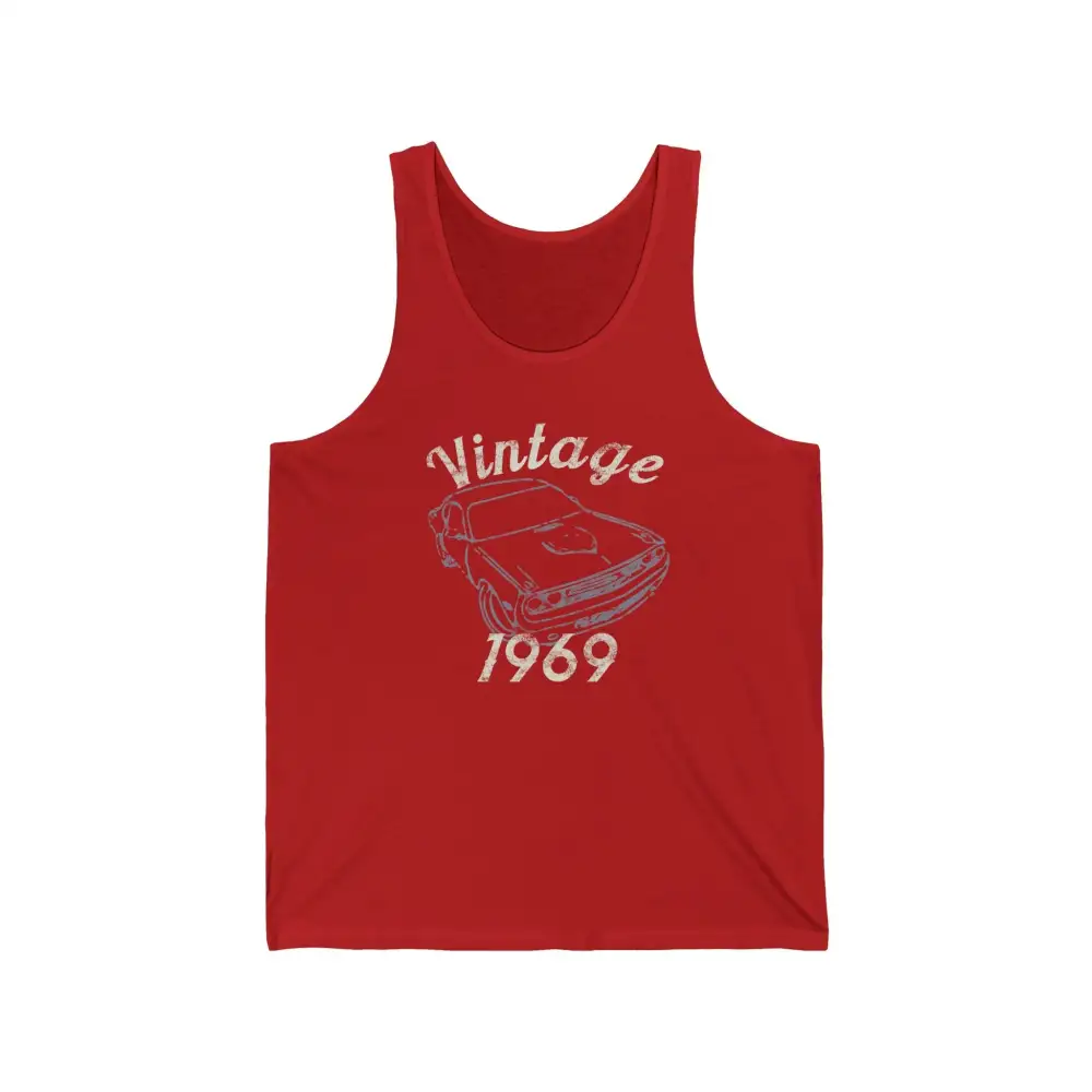 Classic Muscle Car Graphic Tank Top
