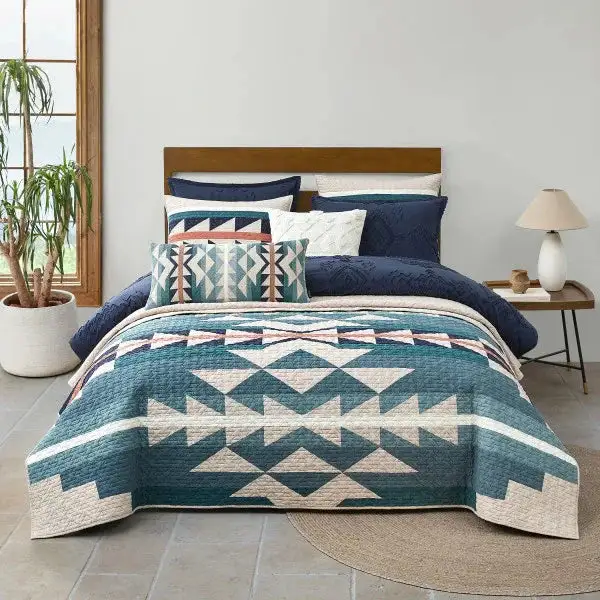Balanced Quilted Cotton Quilt Set