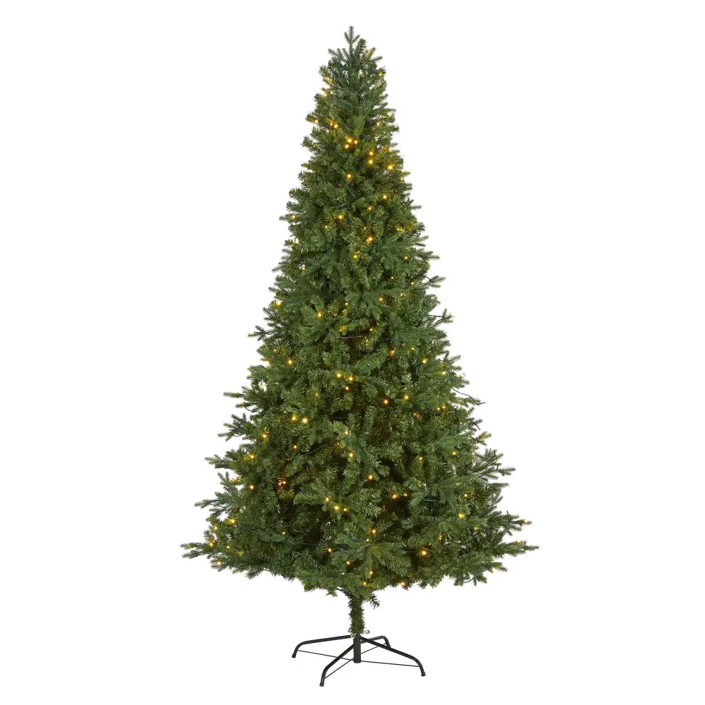 Vermont Fir Artificial Christmas Tree with Clear LED Lights Botanical Accent