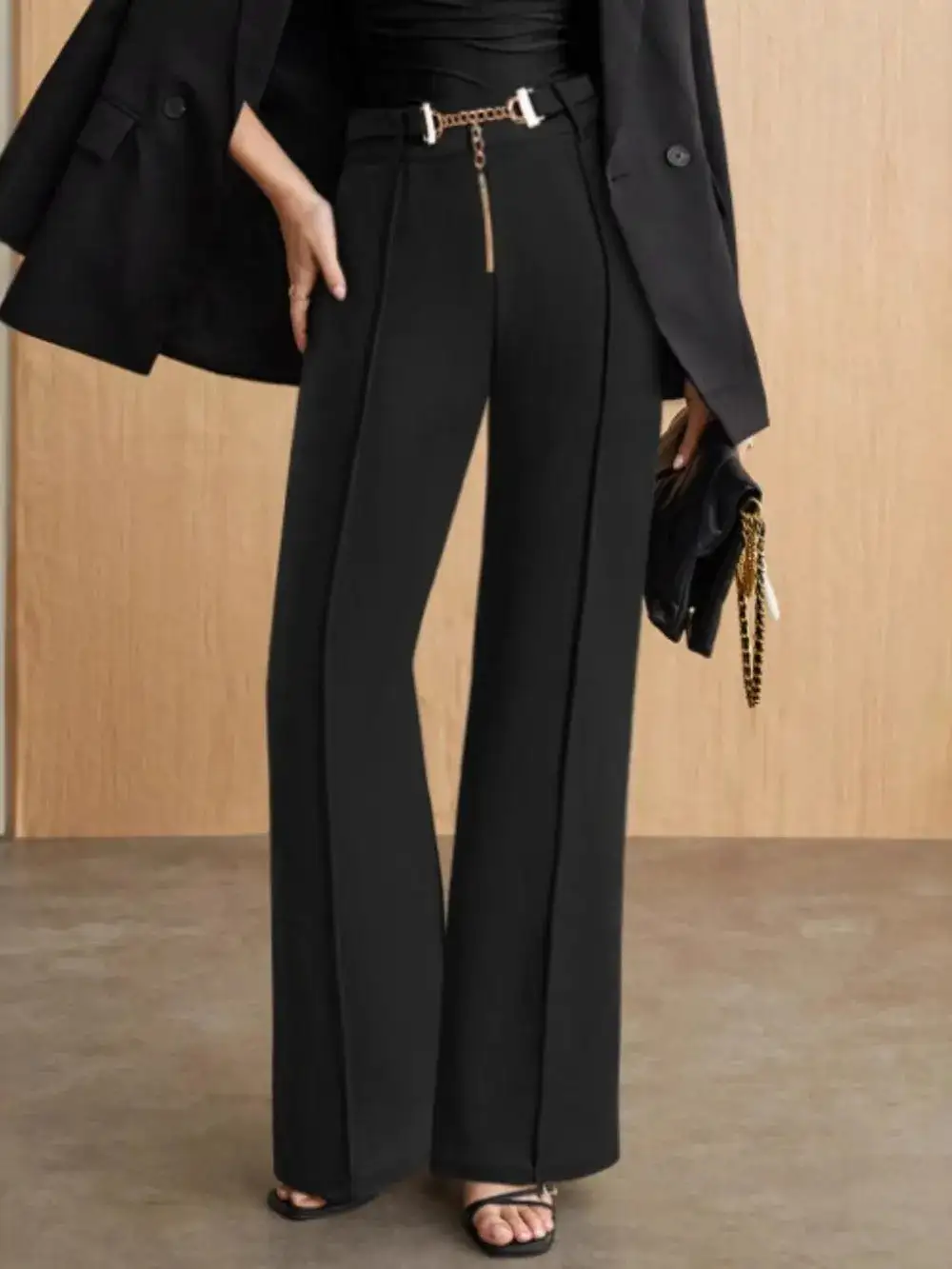 Everyday High Waist Straight Leg Pants