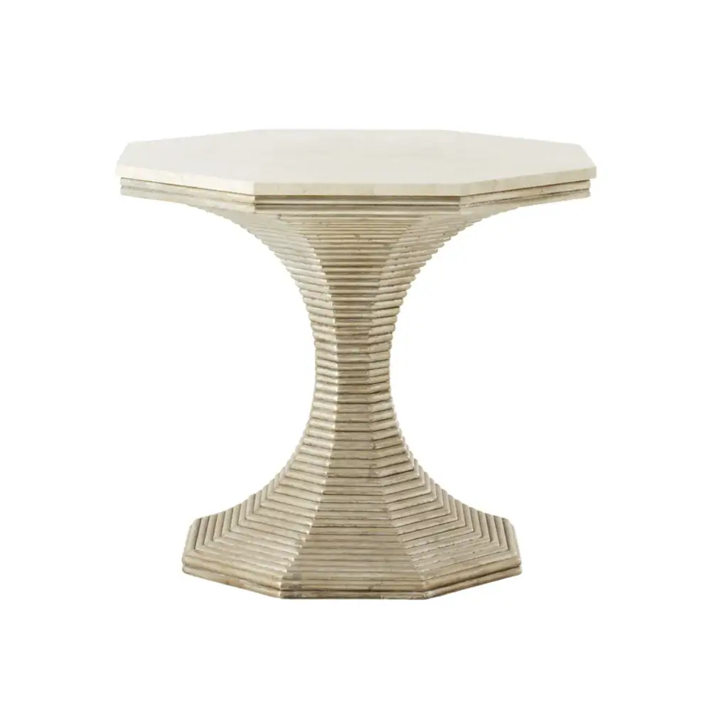 Refined Glass Detail Side Table